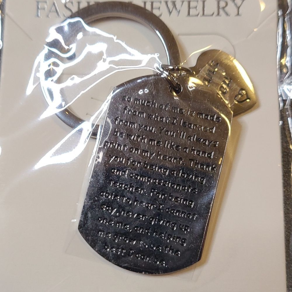 AUTISM Teacher " Thank you" Keychain